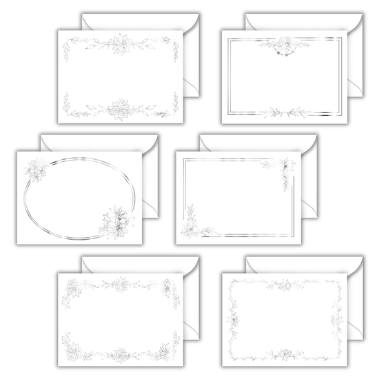 Cute Christmas Village Card Making Kit x 24 Cards