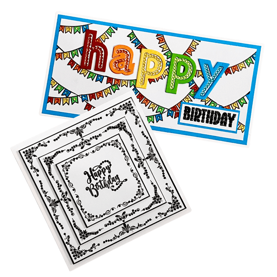 Finishing Touches Crystal Art A6 Scrapbook Stamp Set
