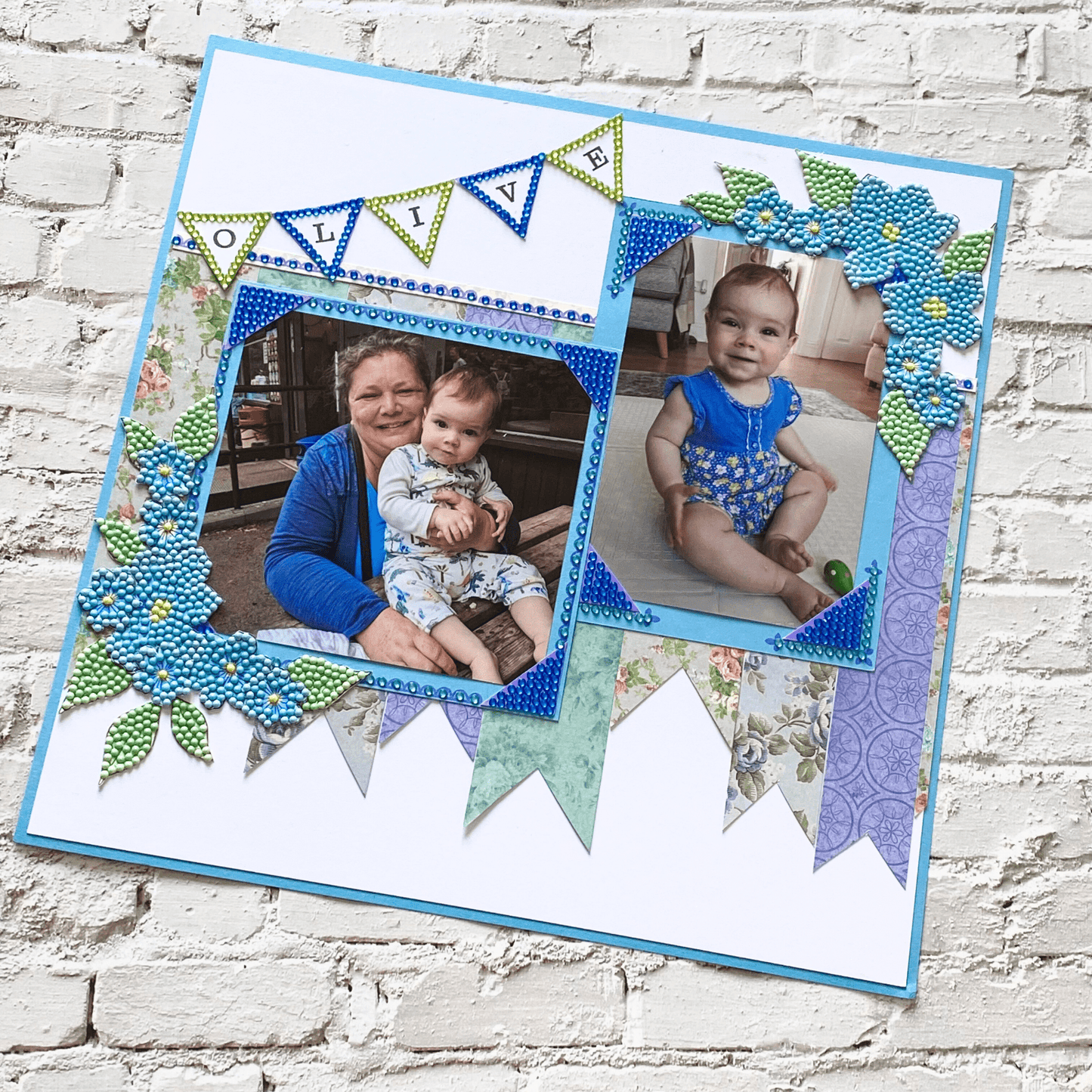 Finishing Touches Crystal Art A6 Scrapbook Stamp Set
