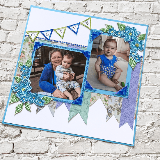 Finishing Touches Crystal Art A6 Scrapbook Stamp Set