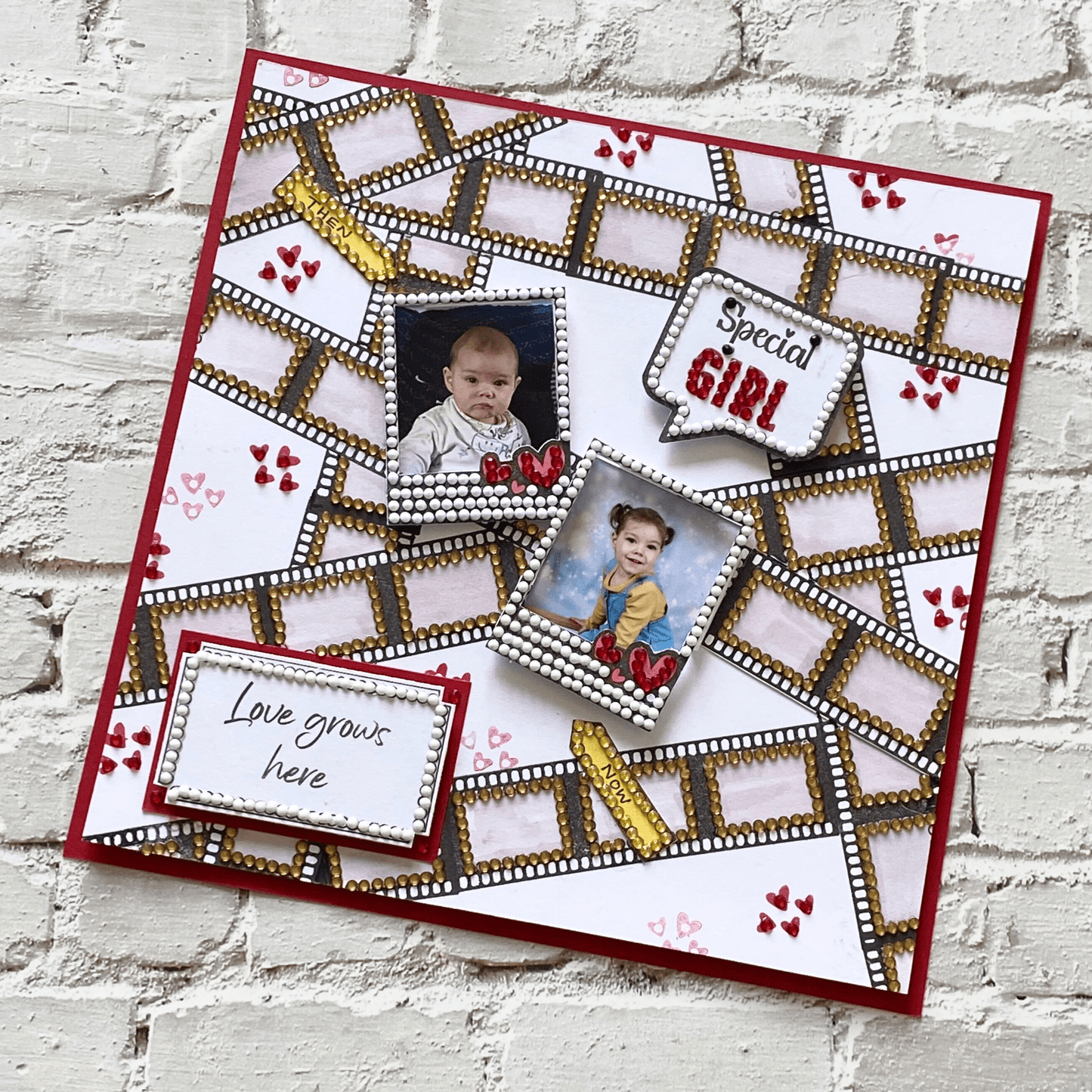 Capture & Moment Crystal Art A6 Scrapbook Stamp Set