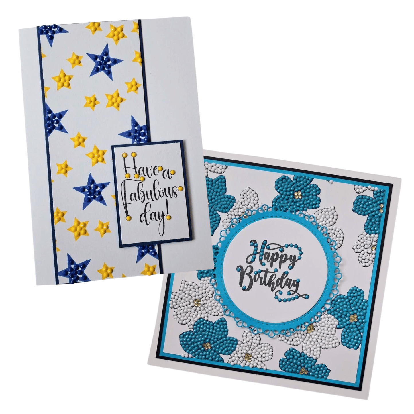 All Kinds Of Birthday Greetings Crystal Art A6 Scrapbook Stamp Set