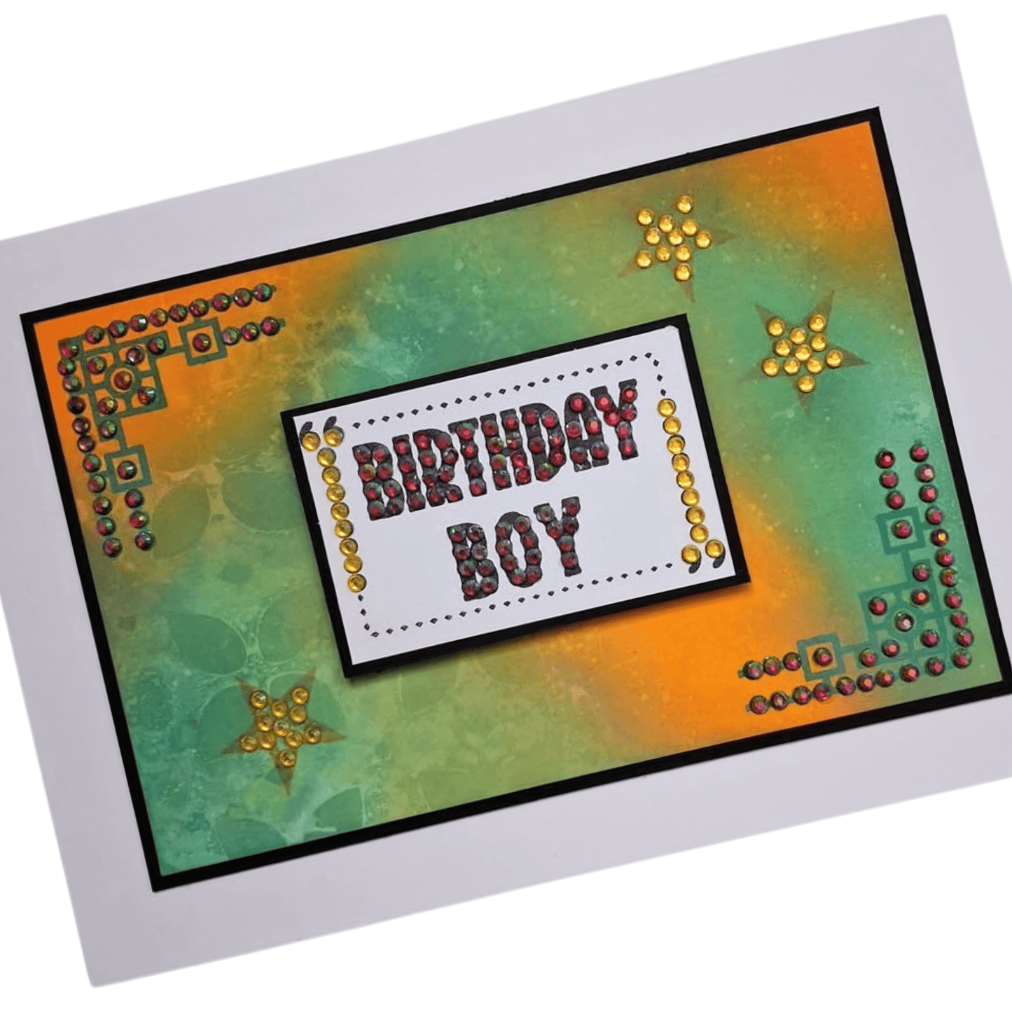 All Kinds Of Birthday Greetings Crystal Art A6 Scrapbook Stamp Set