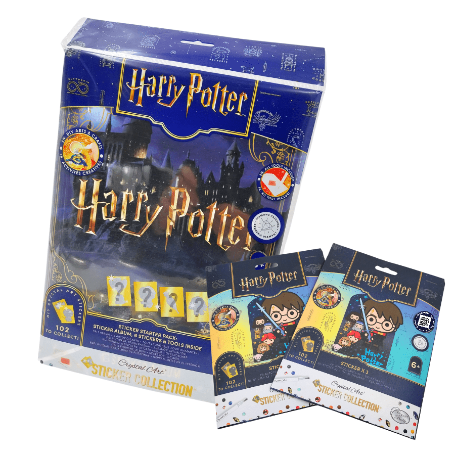 Harry Potter Diamond Art Sticker Album Starter Pack packaging
