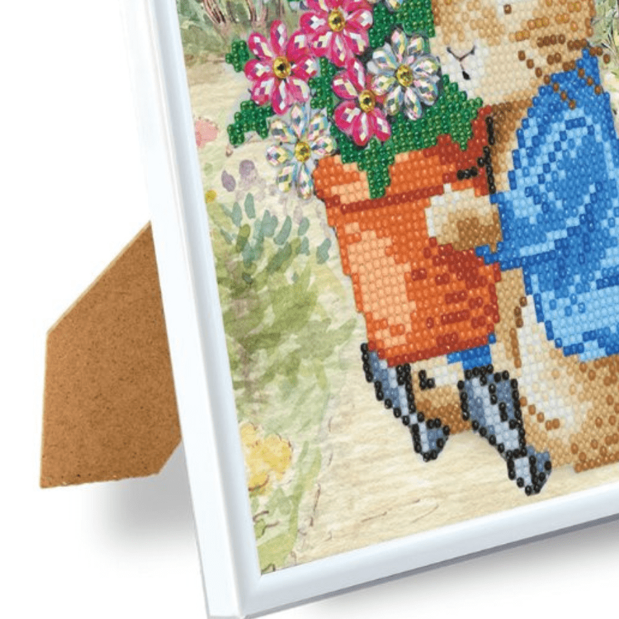 "Peter Rabbit" Crystal Art Framed Kit 21x25cm
