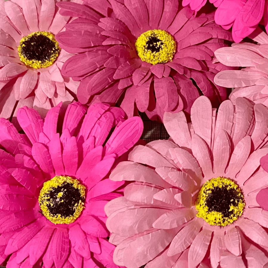 Craft Buddy 100 Sheets of 20 20cm Flower Paper