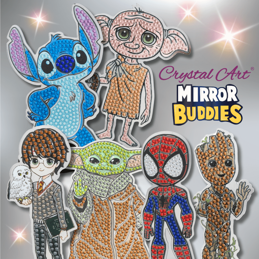Harry Potter Crystal Art Mirror Buddies Kit Harry Potter