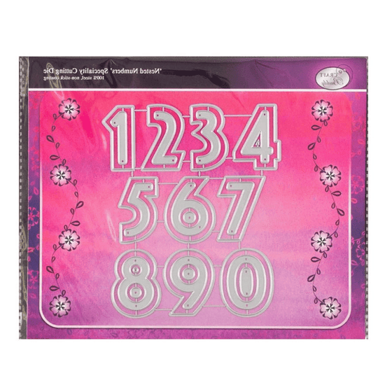 Craft Buddy Nested Number Die Set - 26 Dies