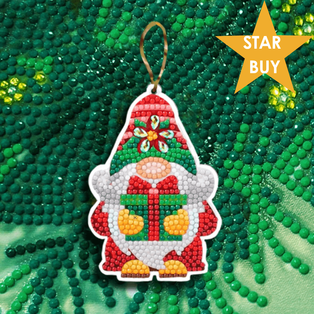 Gnome Crystal Art Buddies Festive Series 4 Decoration