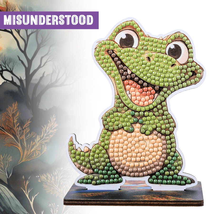 Alligator Crystal Art Wildlife Buddies misunderstood
