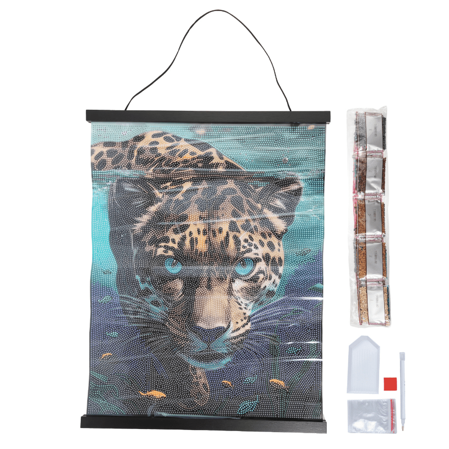 Azure Gaze Crystal Art Scroll Kit 40x50cm