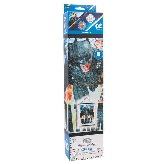 "Batman" DC Comics Crystal Art Scroll Front Packaging