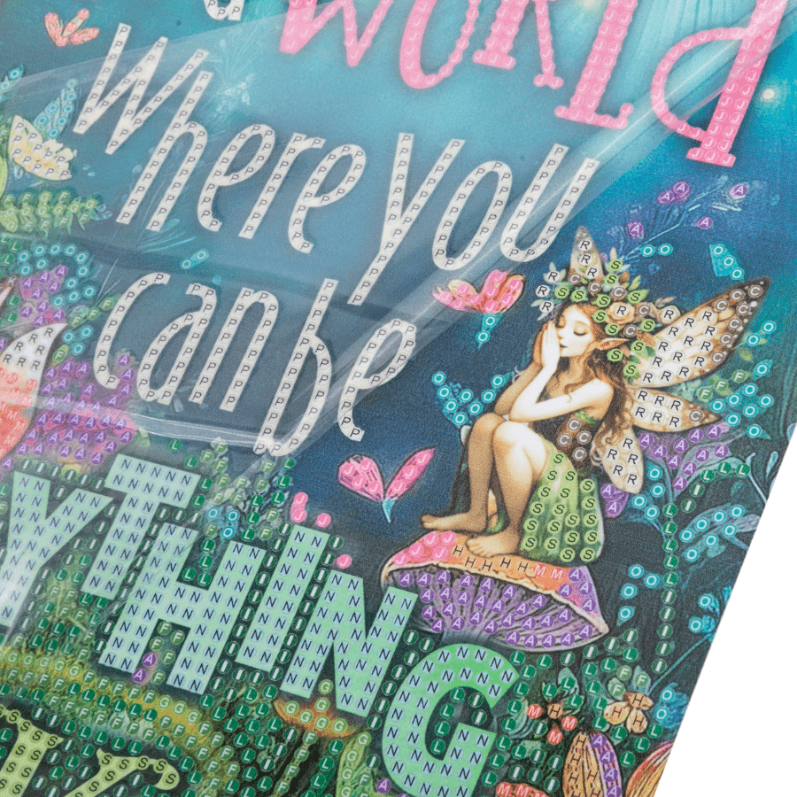 Be Kind Mini Crystal Art Scroll Kit 20x30 5