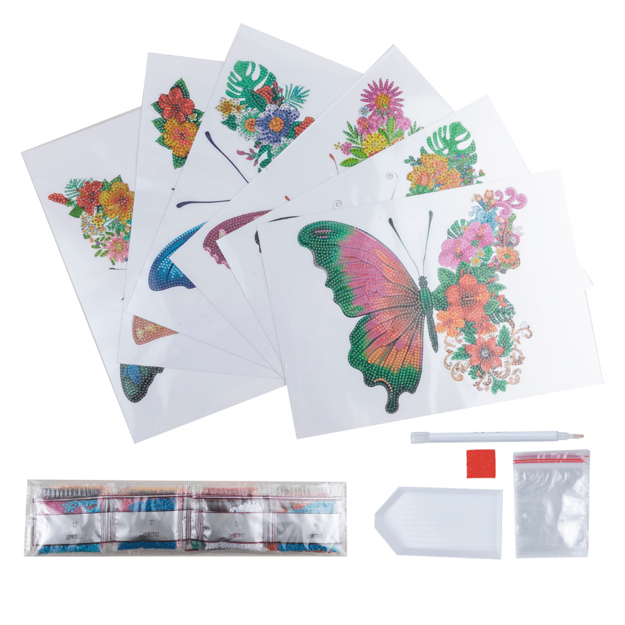 Butterfly Crystal Art Window Stickers 1