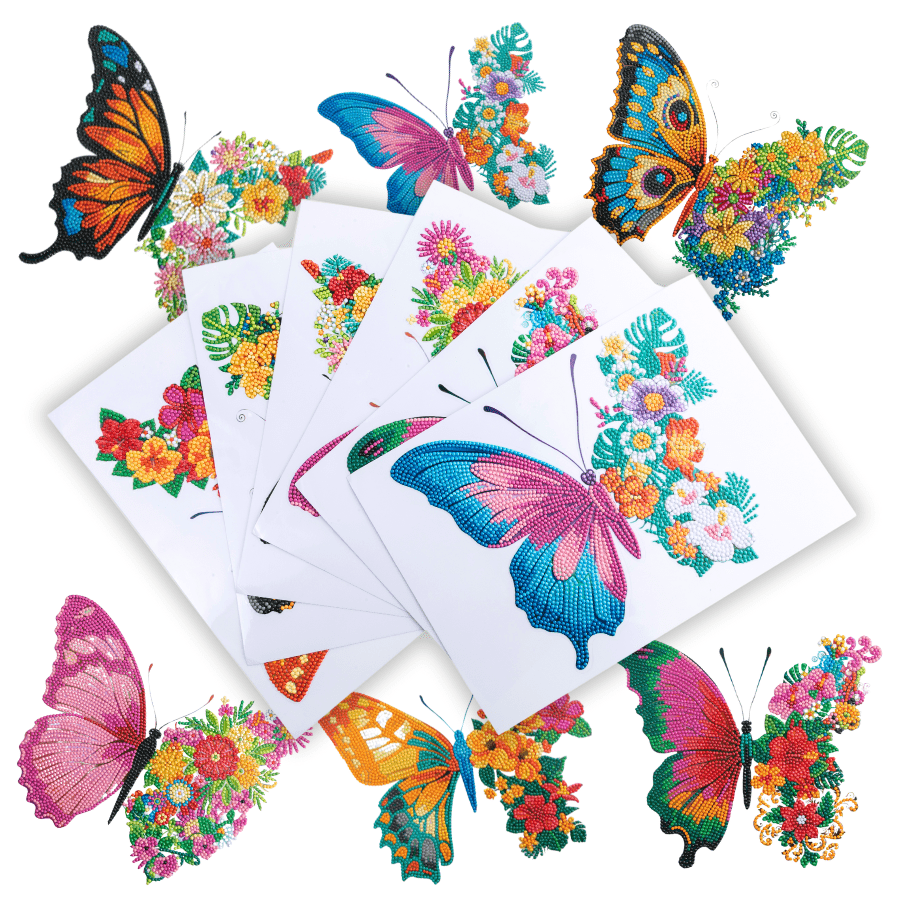 Butterfly Crystal Art Window Stickers 4