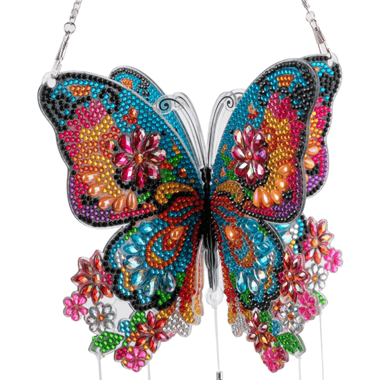 Butterfly Wind Chime Crystal Art Hanging Decoration 5
