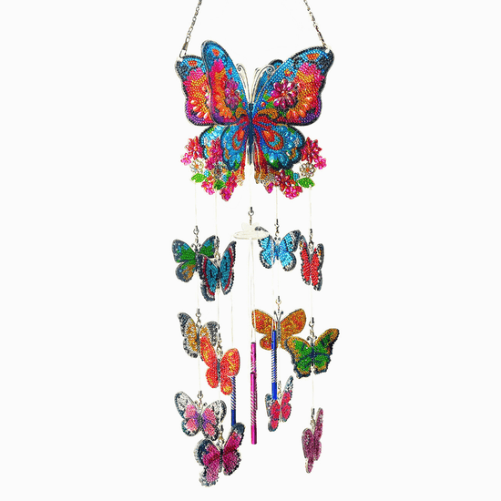 Butterfly Wind Chime Crystal Art Hanging Decoration 7