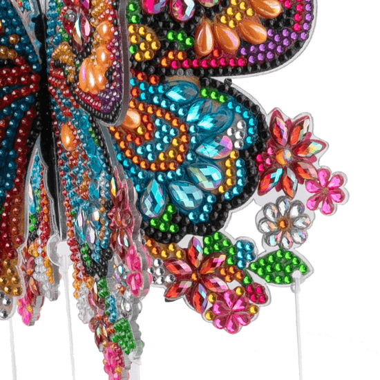 Butterfly Wind Chime Crystal Art Hanging Decoration 8