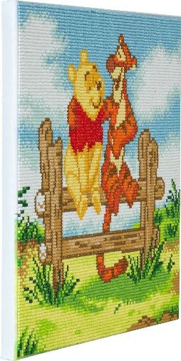"Pooh and Tigger" Crystal Art Canvas Kit 30x30cm