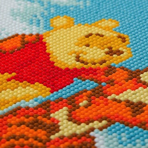 "Pooh and Tigger" Crystal Art Canvas Kit 30x30cm