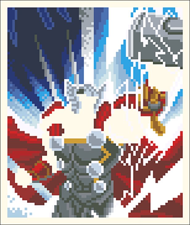 Thor Crystal Art Framed Picture Kit 21x25m