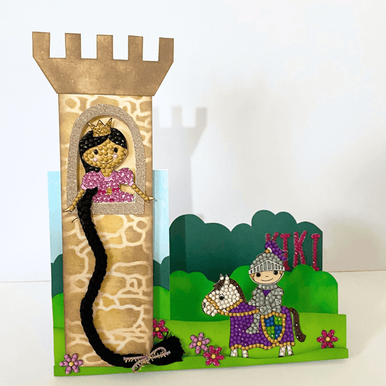 CCST165 Fairytale Princess Crystal Art A6 Stamp Set 2