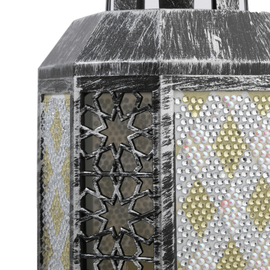 Candle Lantern LED Crystal Art Decoration Kit Set 12