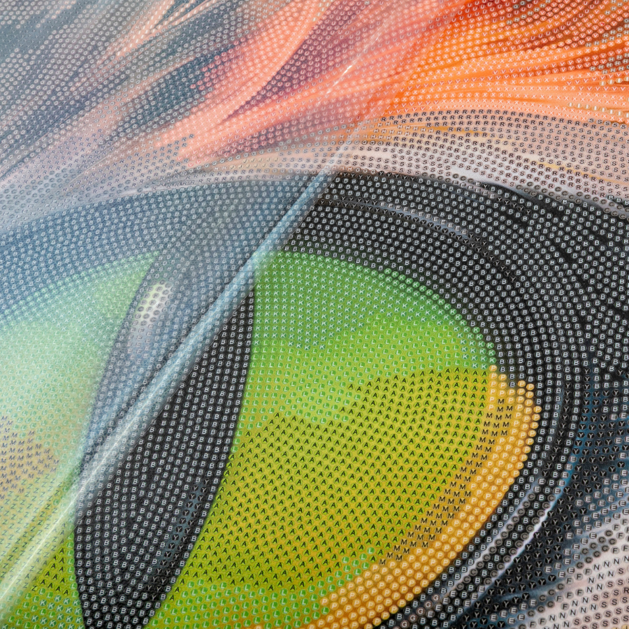 Cat Eye Crystal Art Canvas Kit 40x50 template