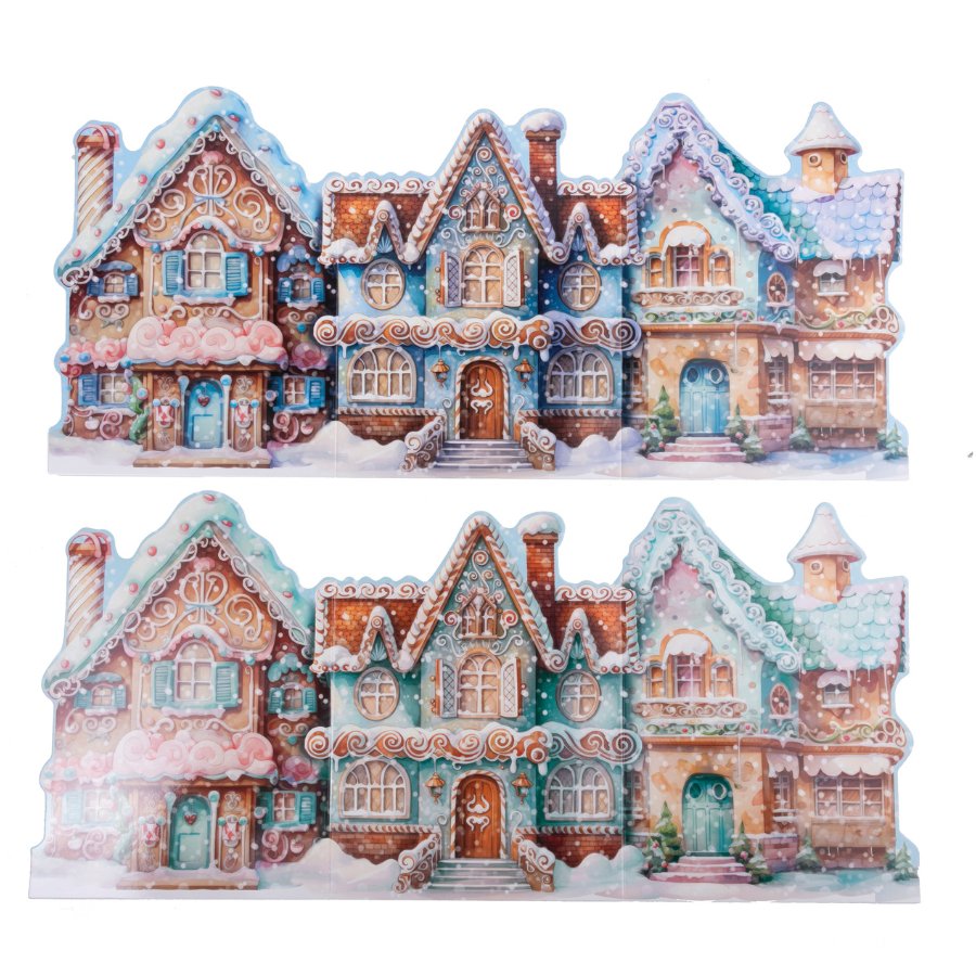 Christmas Gingerbread House Card Making Kit 4