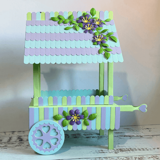 Craft Buddy Festival Flower Cart Die Set 10