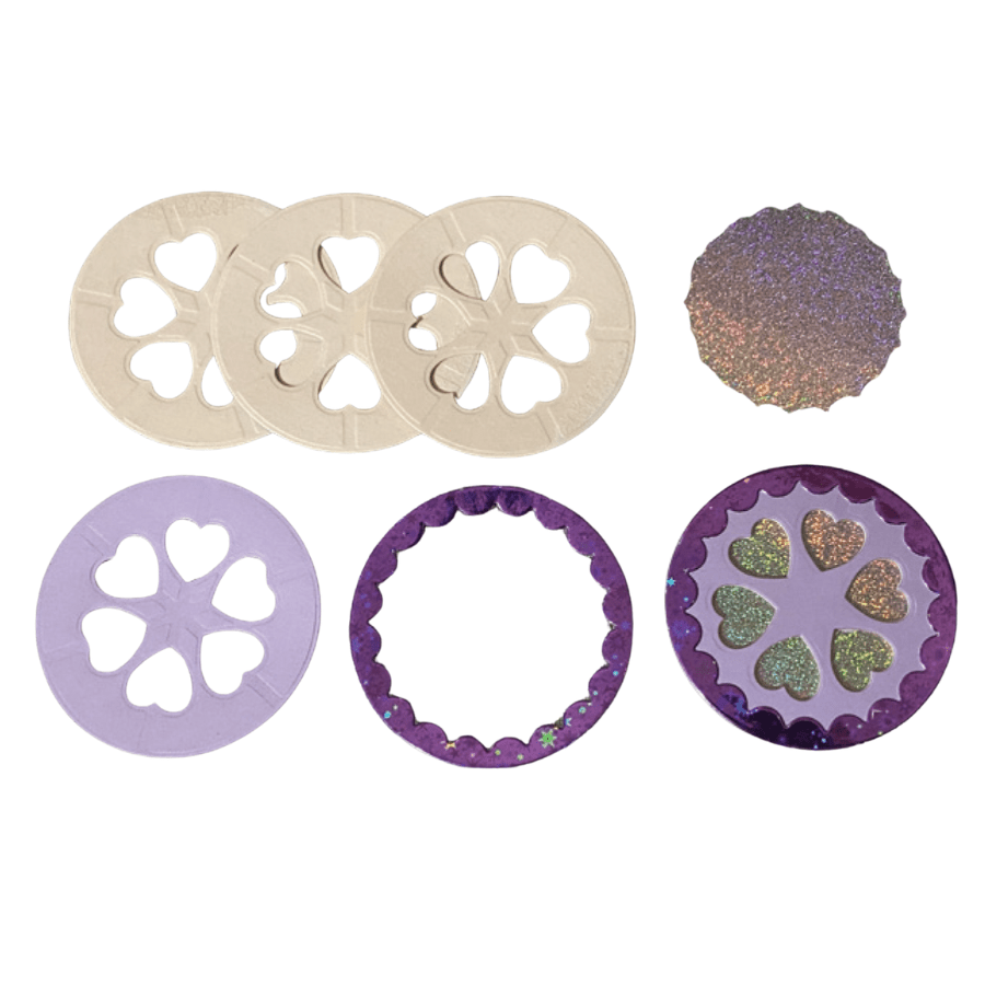 Craft Buddy Festival Flower Cart Die Set 5