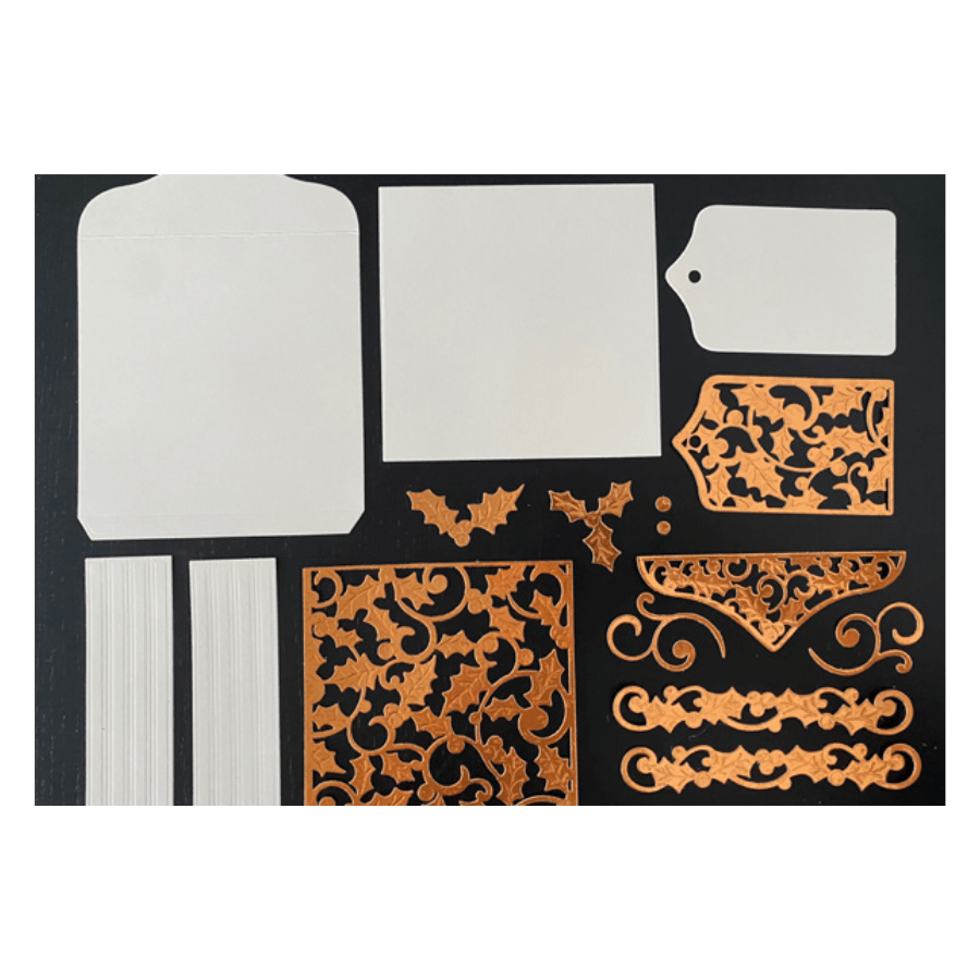 Craft Buddy Holiday Holly Gifting Wallet die set 7