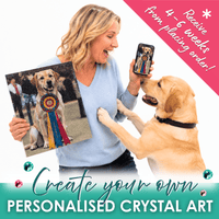 Personalised Crystal Art Canvas Kit