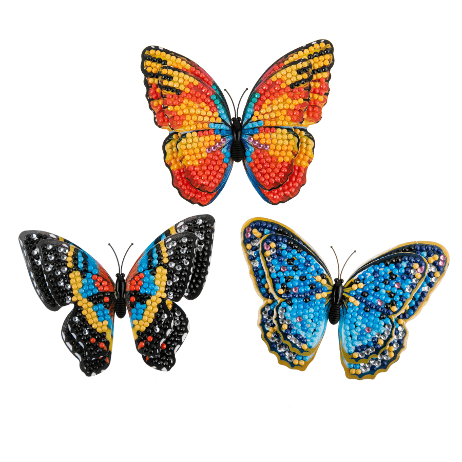 Crystal Art 3D Butterflies Decoration Kit Set3 4