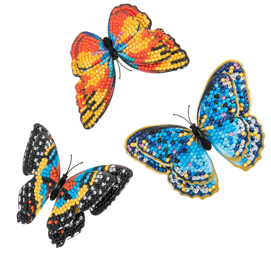Crystal Art 3D Butterflies Decoration Kit Set3 6