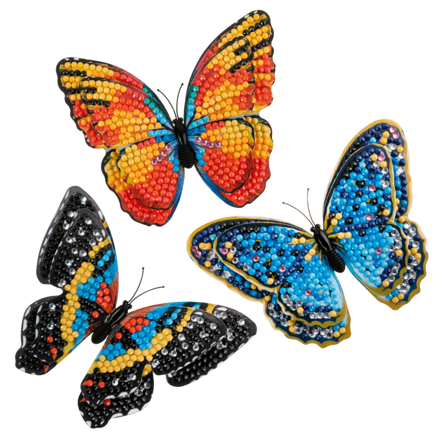 Crystal Art 3D Butterflies Decoration Kit Set3 8