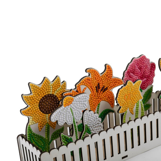 Crystal Art Flower Garden Close Up