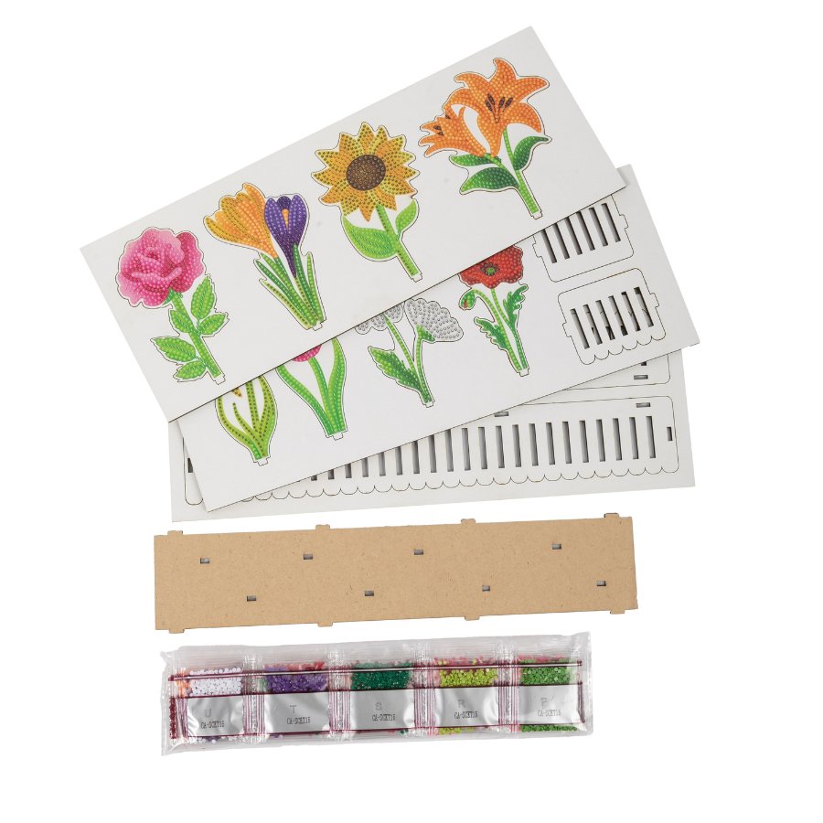 Crystal Art Flower Garden Content