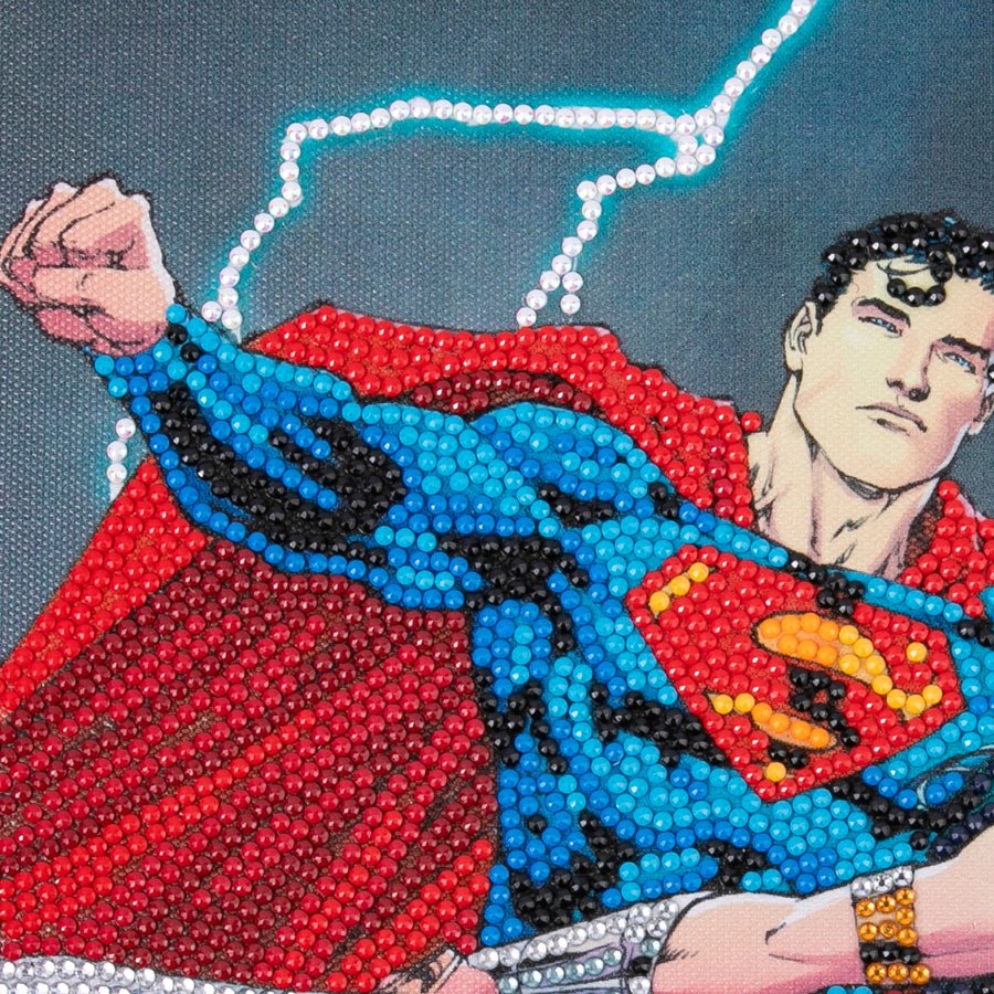 "DC Heroes" DC Comics Crystal Art Kit 30x30cm Close Up