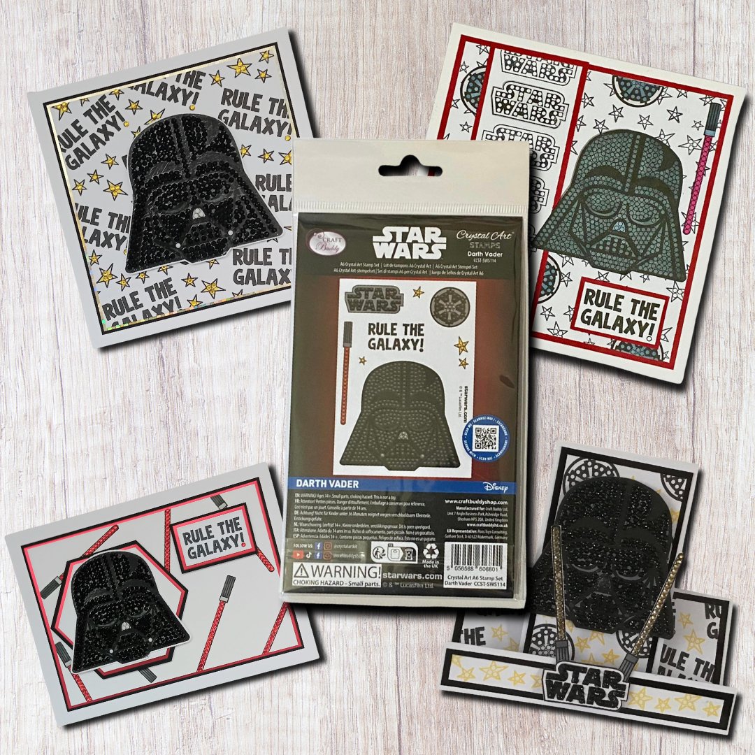 "Darth Vader" Crystal Art A6 Stamp Set Front