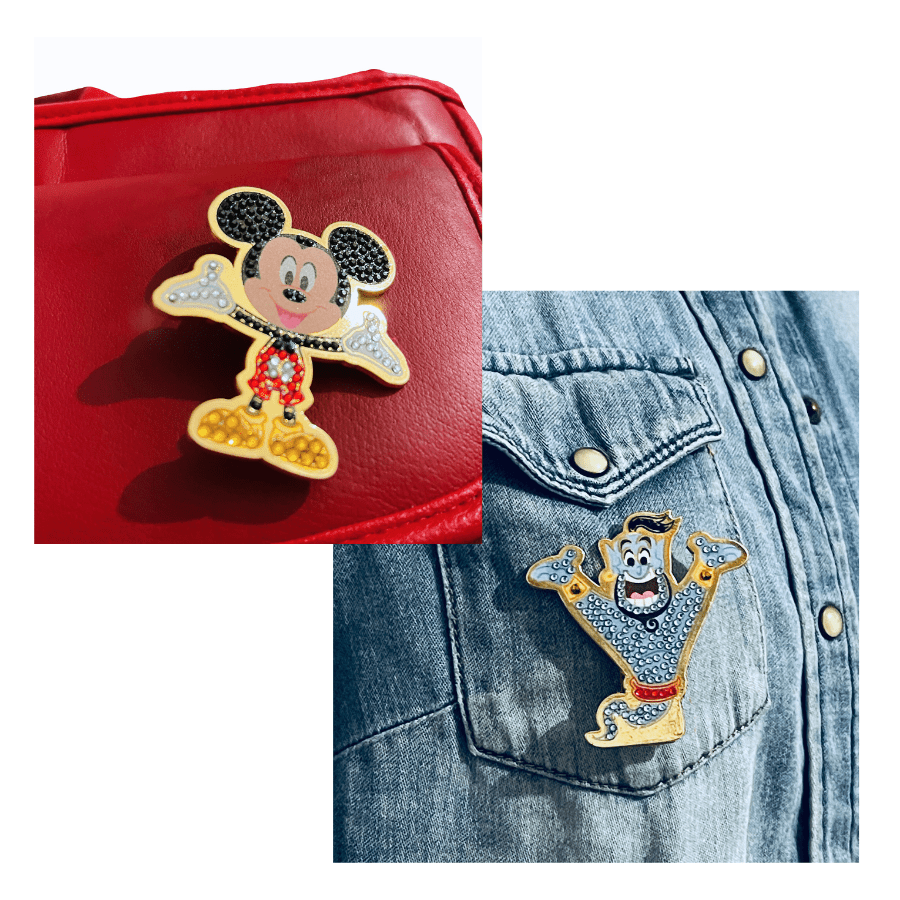 Disney Crystal Art Pin Badges Series1 10