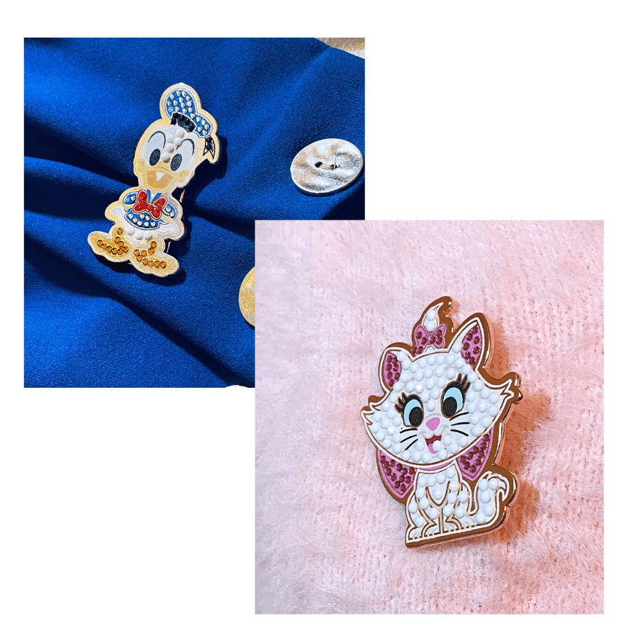 Disney Crystal Art Pin Badges Series1 11