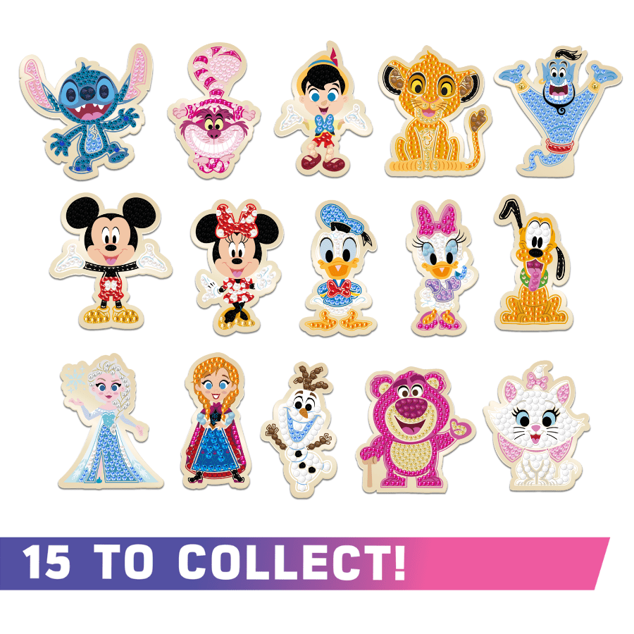 Disney Crystal Art Pin Badges Series1 2