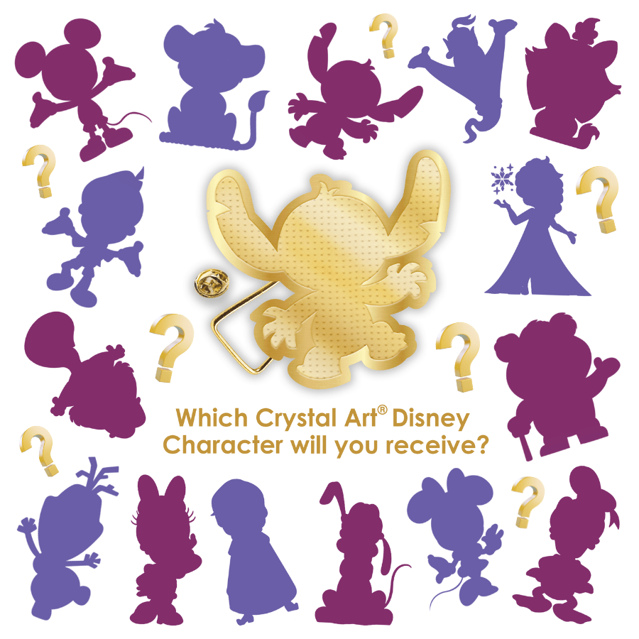 Disney Crystal Art Pin Badges Series1 4