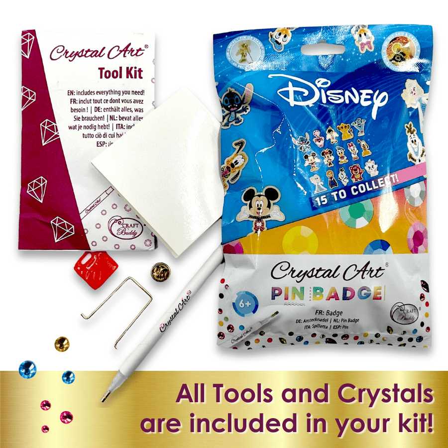Disney Crystal Art Pin Badges Series1 7