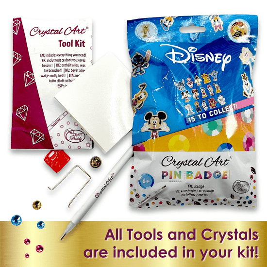 Disney Crystal Art Pin Badges Series1 7