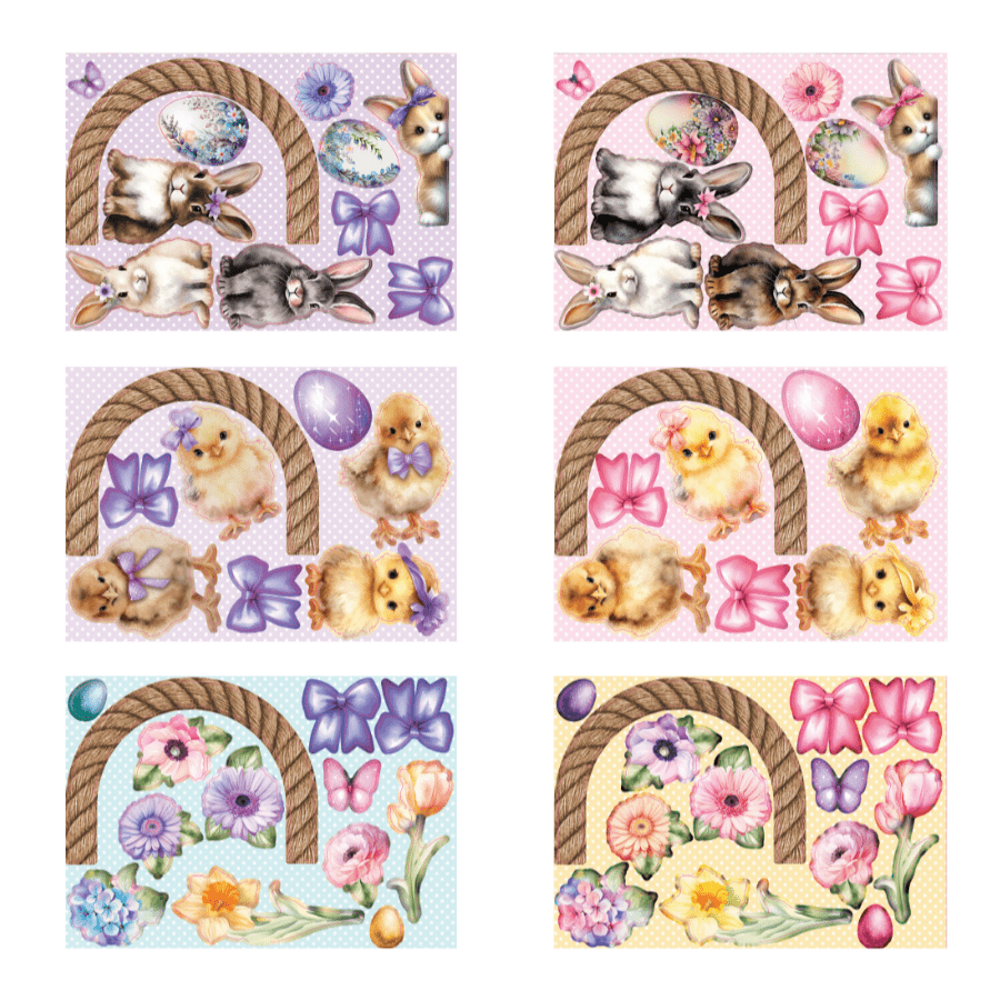 Easter Baskets Craft Buddy Card Papercrafting Kit 1