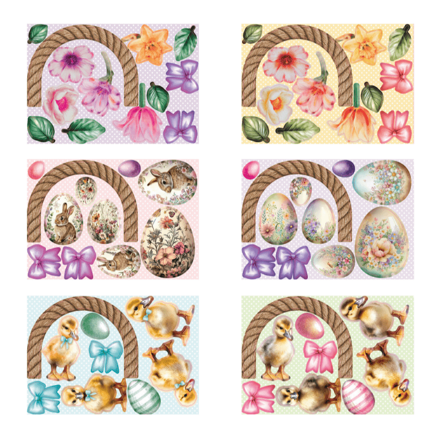 Easter Baskets Craft Buddy Card Papercrafting Kit 2
