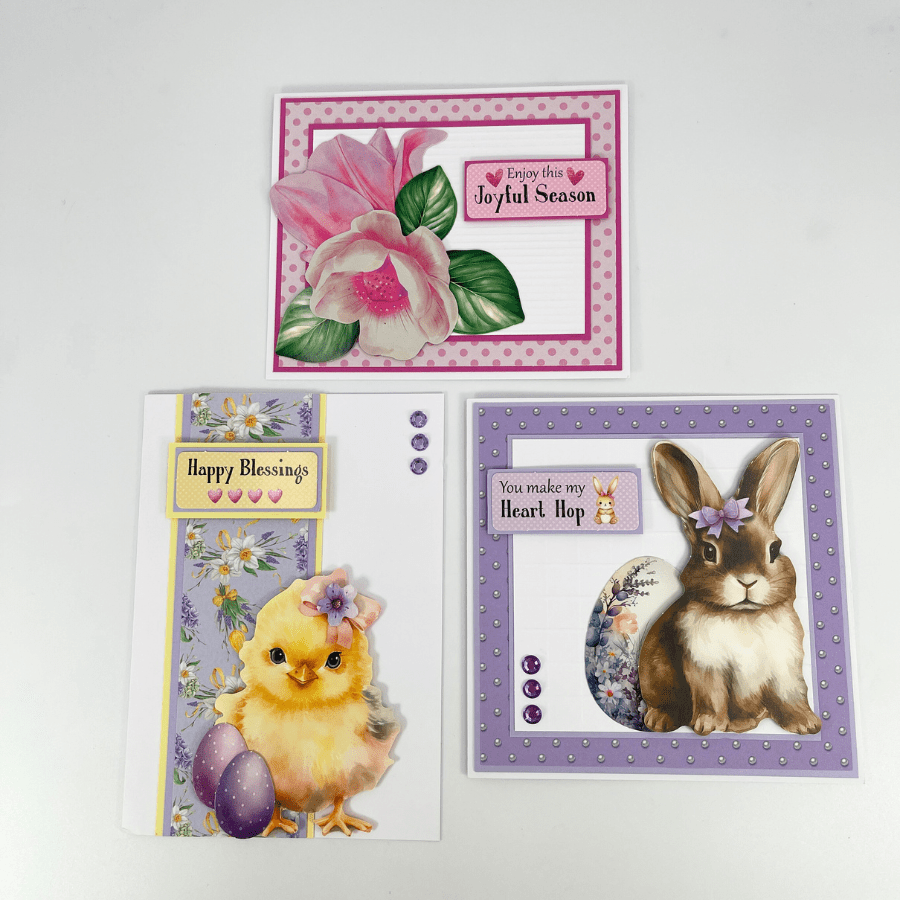 Easter Baskets Craft Buddy Card Papercrafting Kit 8