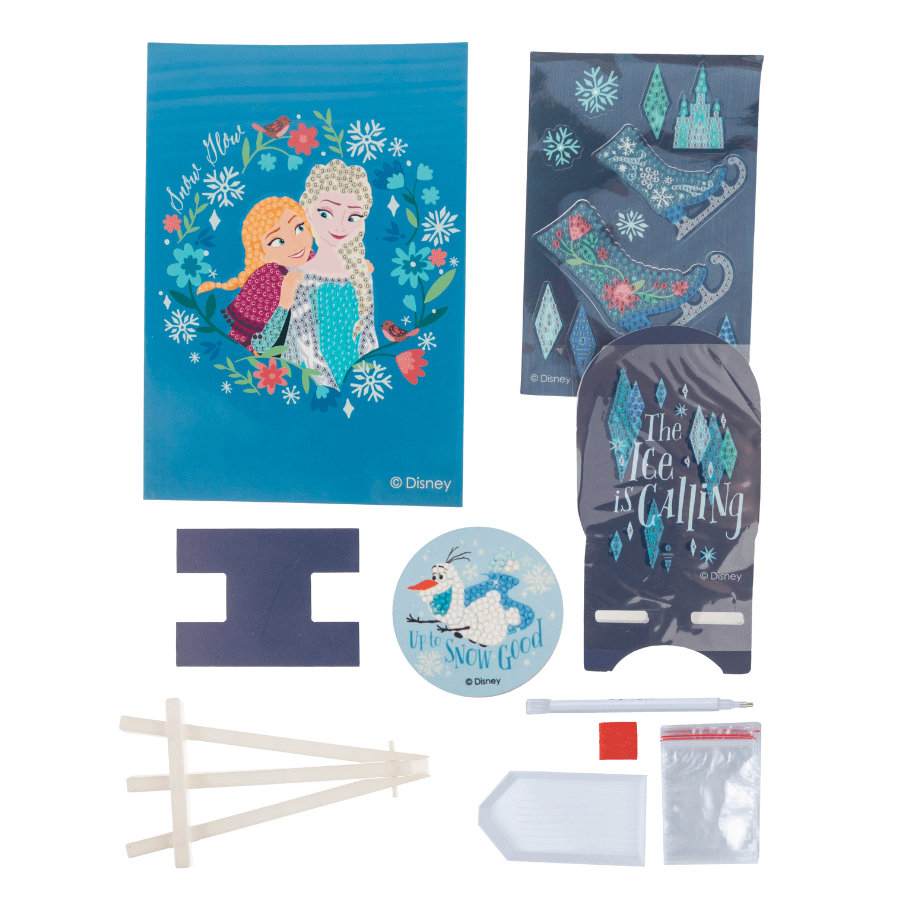 Elsa Anna Olaf Crystal Art Mega Activity Set Disney 2